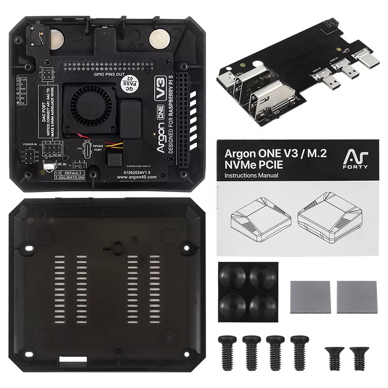 Argon One V3 M.2 Nvme Case - Argon ONE V3 メタルケース Raspberry Pi
