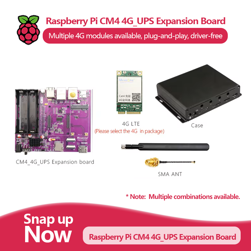 Raspberry Pi Uninterrupted Power Supply Ups 18650 - Raspberry Pi CM4 4G_UPS 無停電電源装置拡張ボード、4G LTE