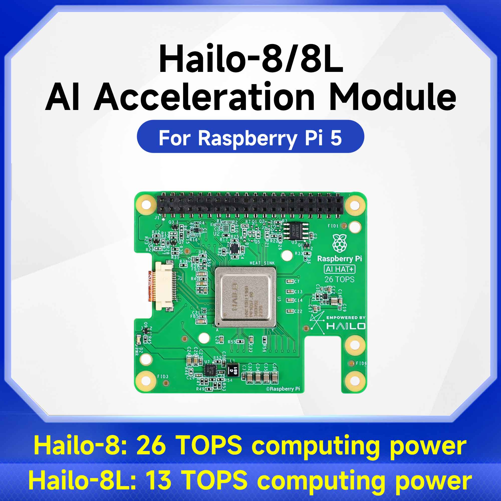 Hailo 8/8l AI アクセラレーションモジュール 1 - Raspberry Pi Ai Kit Hailo-8L のレビューと価格
