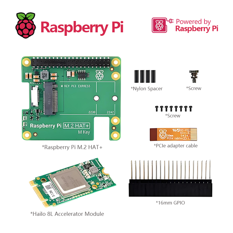 Raspberry pi 5 aiキット、公式m.2ハットH - Raspberry Pi Ai Kit Hailo-8L のレビューと価格