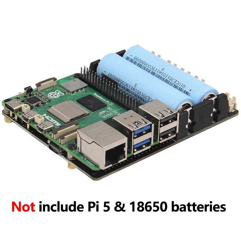 X1201 Raspberry Pi 5 UPS電源管理拡張 - Raspberry Pi Uninterrupted Power Supply Ups 18650 のレビューと価格
