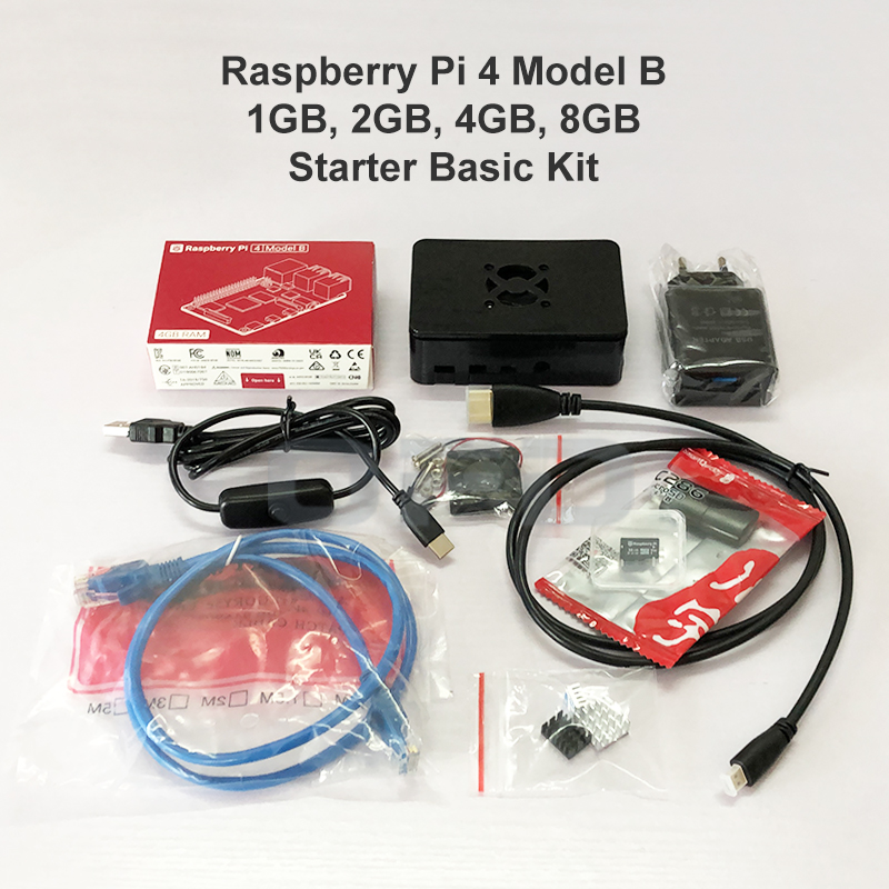 Raspberry Pi 4 Model B 1GB/2GB - Raspberry Pi 4 8Gb Ram Kit のレビューと価格