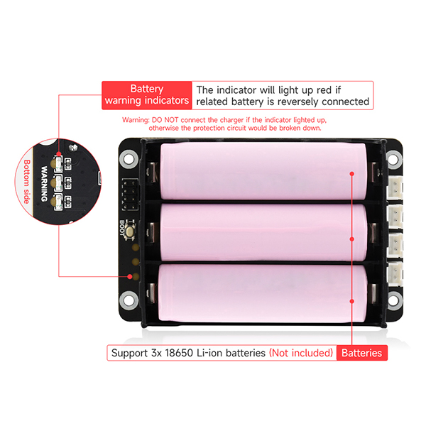 Raspberry Pi 5 UPS HATは、18650リ - Raspberry Pi Uninterrupted Power Supply Ups 18650 のレビューと価格