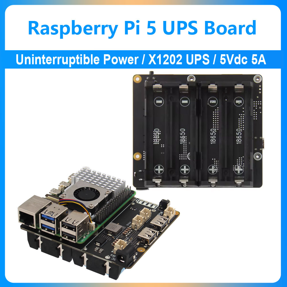 Raspberry Pi 5 UPS拡張ボード 無停電電源装 - Raspberry Pi Uninterrupted Power Supply Ups 18650 のレビューと価格