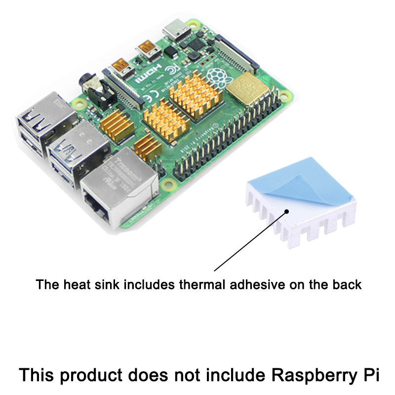 GPUHOLD チップセットクーラー 4 個/5 個ラズベリ - Raspberry Pi Water Cooling Kit のレビューと価格