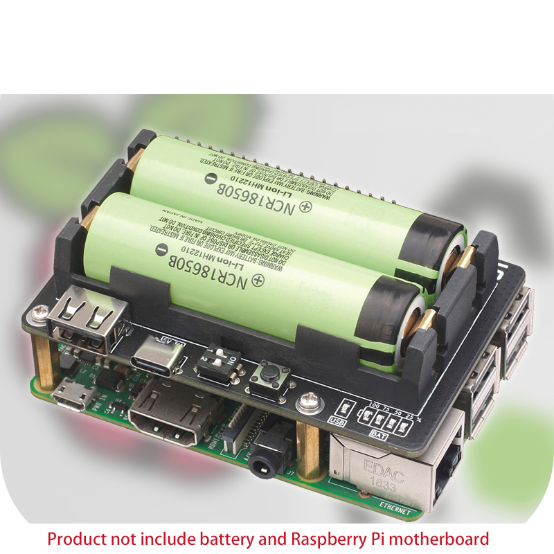 ラズベリーパイ18650 ups無停電電源拡張usbポート電 - Raspberry Pi Uninterrupted Power Supply Ups 18650 のレビューと価格